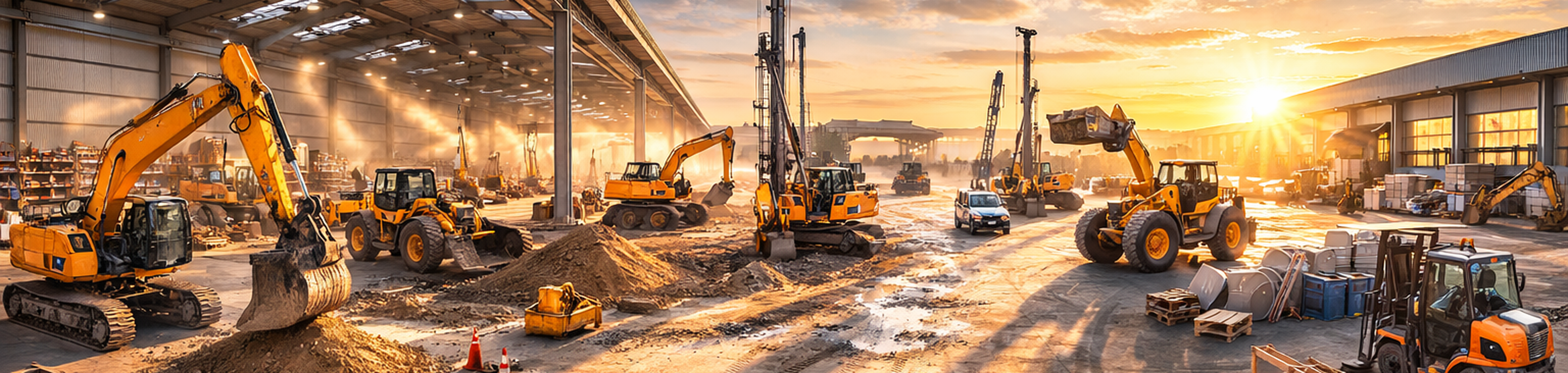 Industrielle Bauhalle – Bauwirtschaft im Mittelstand